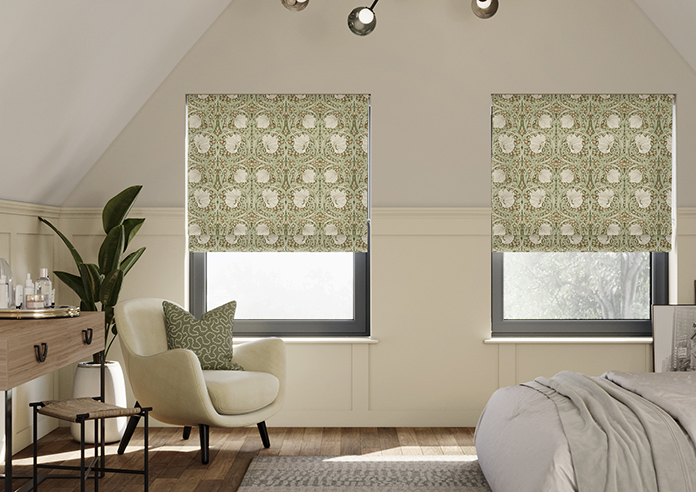 William Morris Pimpernel, Nettle - Roman Blind - Image 3